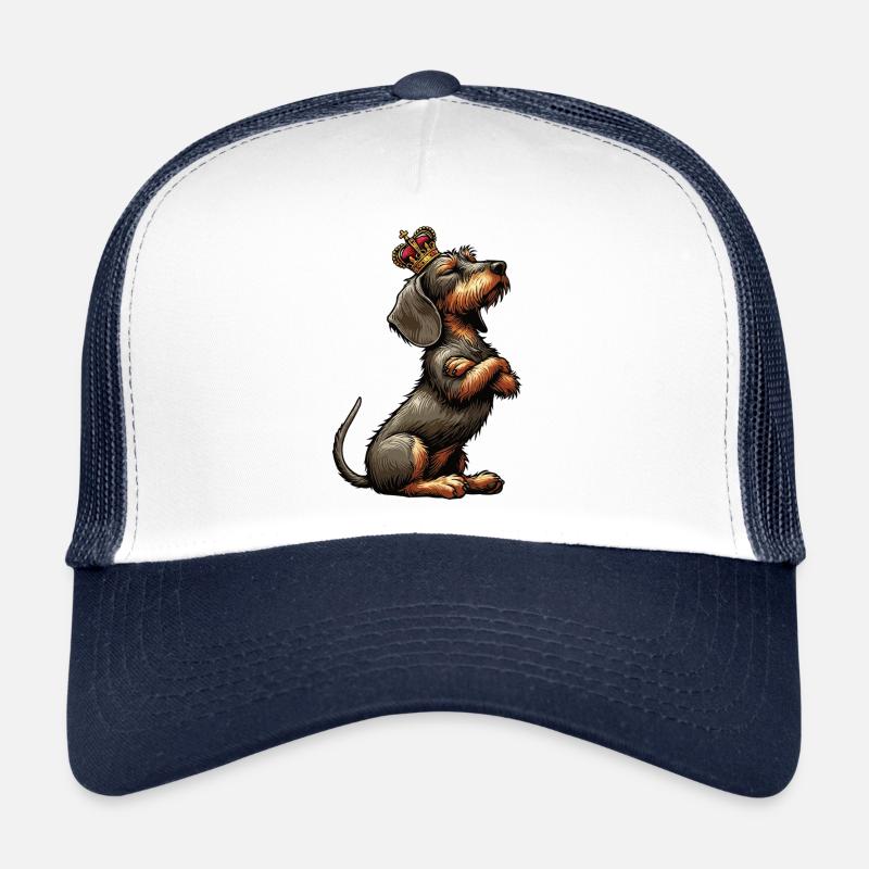 teckel teckel à poils durs propriétaire de teckel teckel Casquette trucker 
