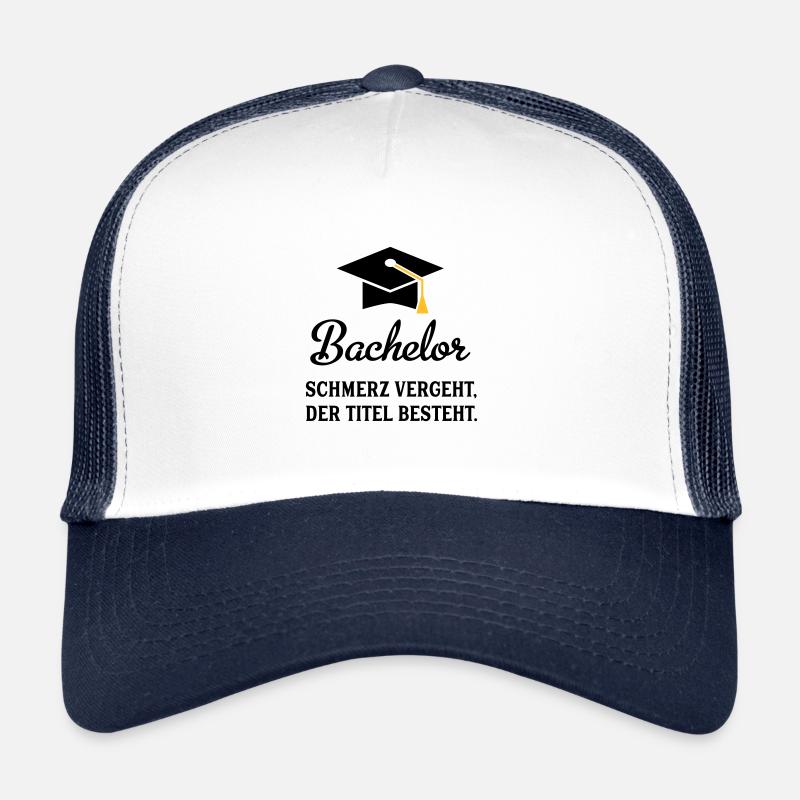 bachelor - Trucker Cap - Weiß/Navy