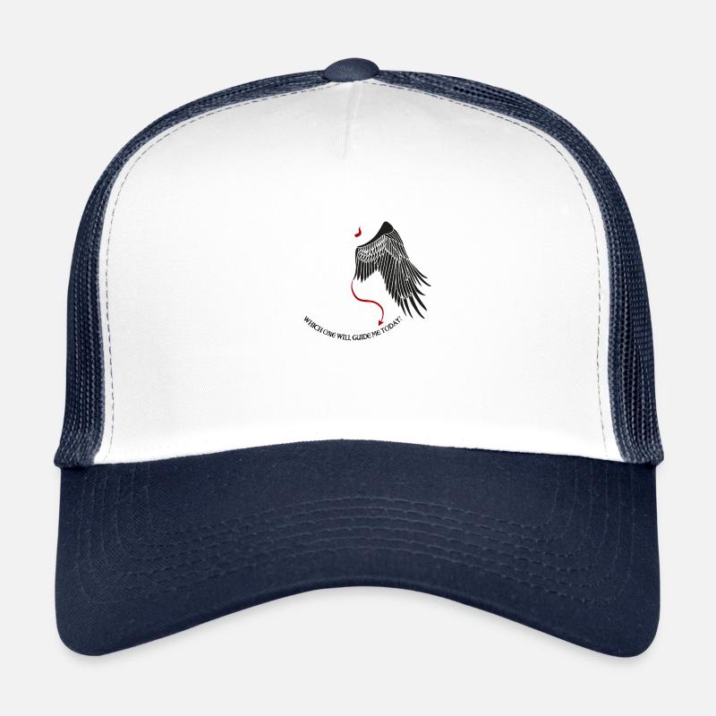 Lequel me guidera aujourd’hui – Angel Demon Devil Casquette trucker 