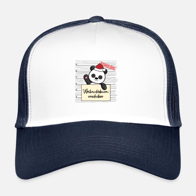 Weihnachtsbaum Umschubser Panda Trucker Cap