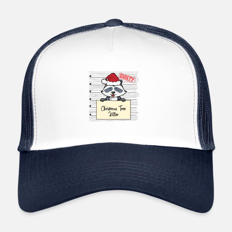 Weihnachtsbaum Umschubser Waschbär Trucker Cap