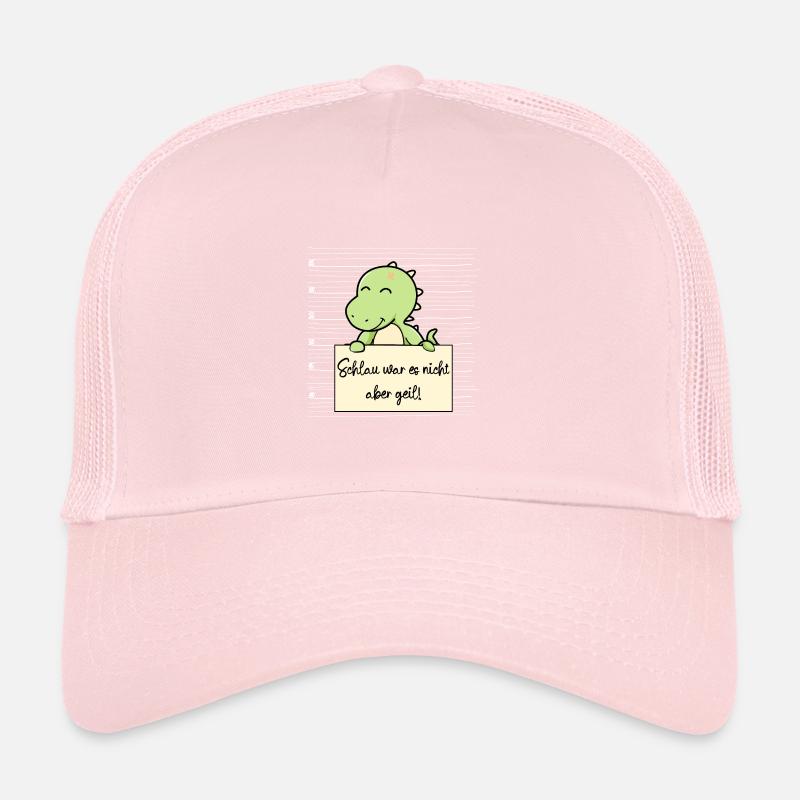 Dinosaurier lustiger Spruch humor Gefängnisbild Trucker Cap