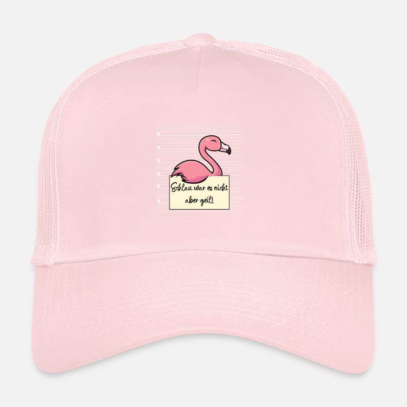 Flamingo lustiger Spruch humor Gefängnisbild Trucker Cap