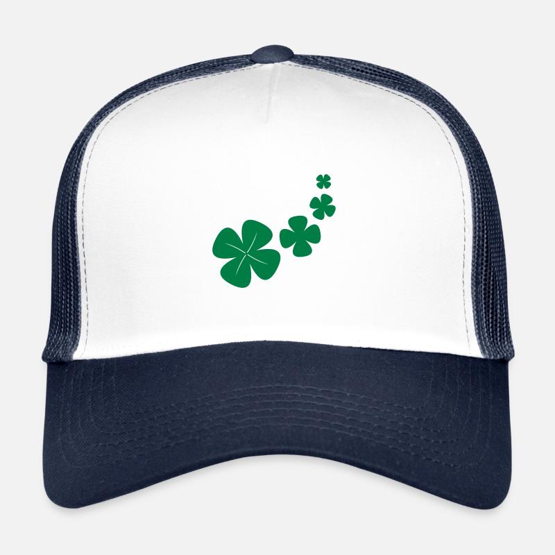 Klee porte chance - Casquette trucker  - blanc/marine