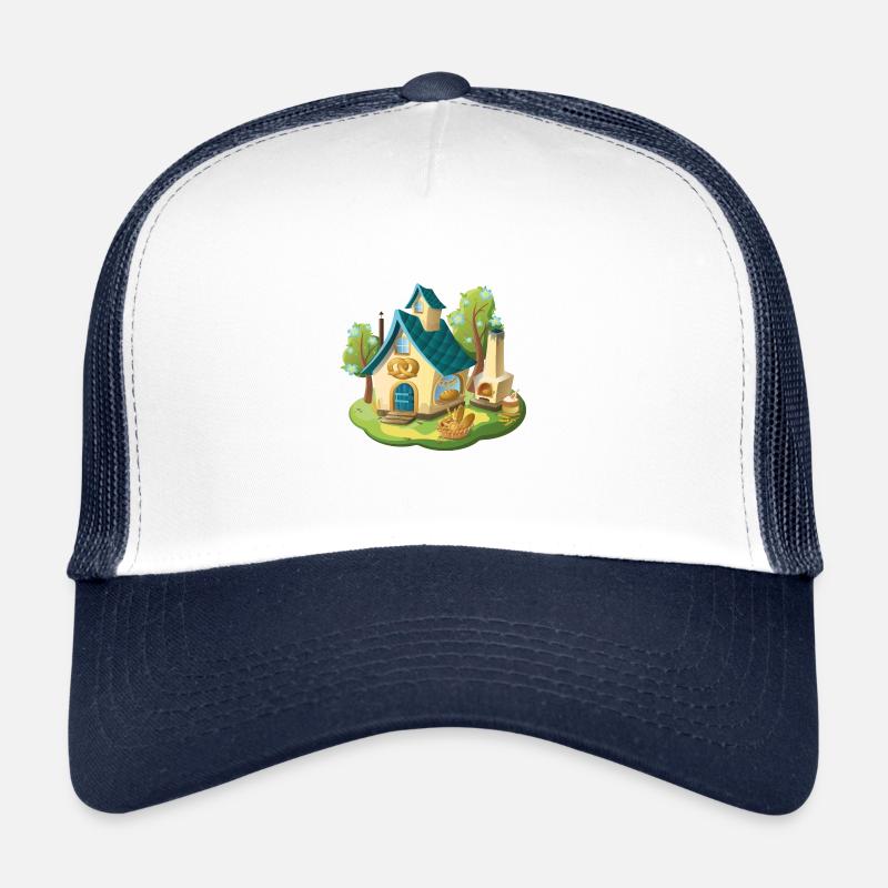 Märchen Haus Bäckerei Brot und Brezel Trucker Cap