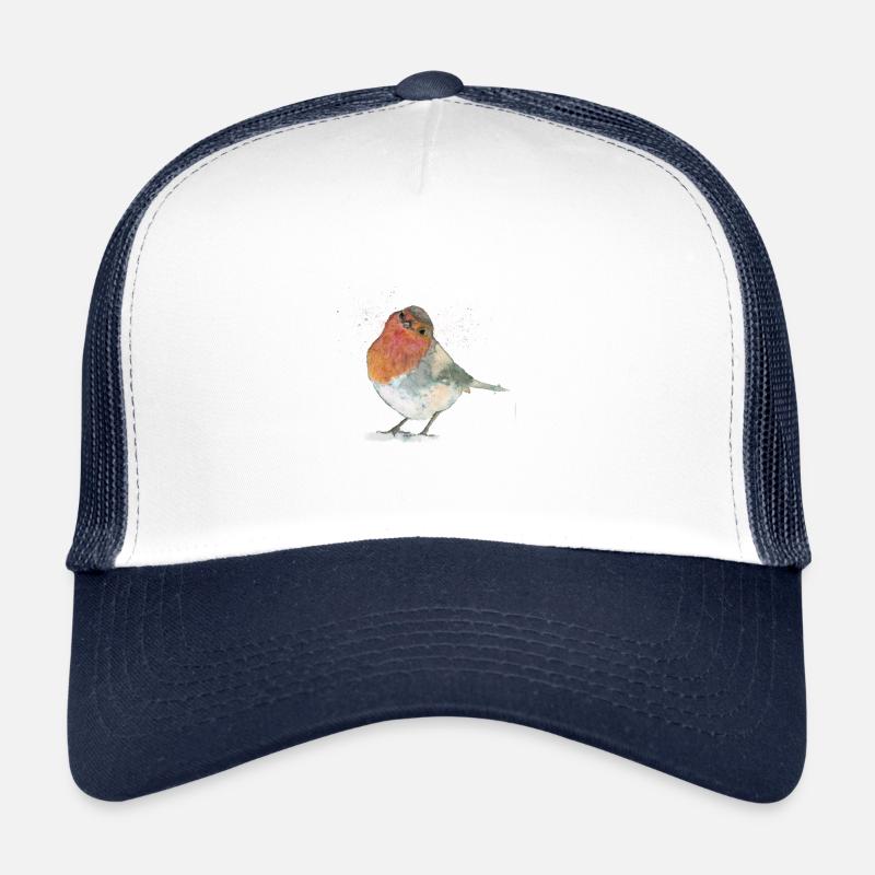 Robins in the snow Trucker Cap