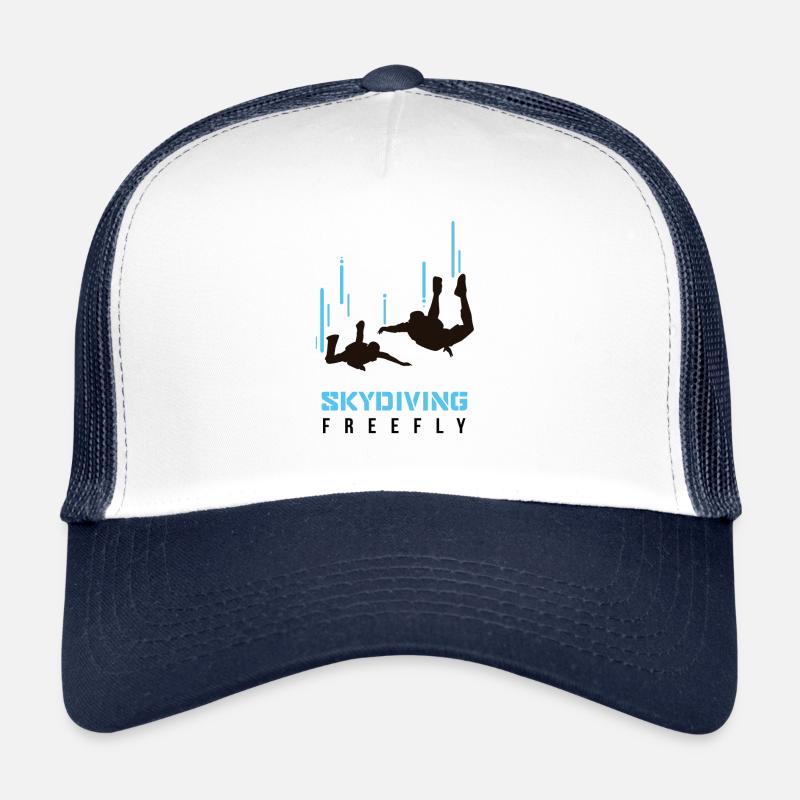 Parachutisme - Casquette trucker  - blanc/marine