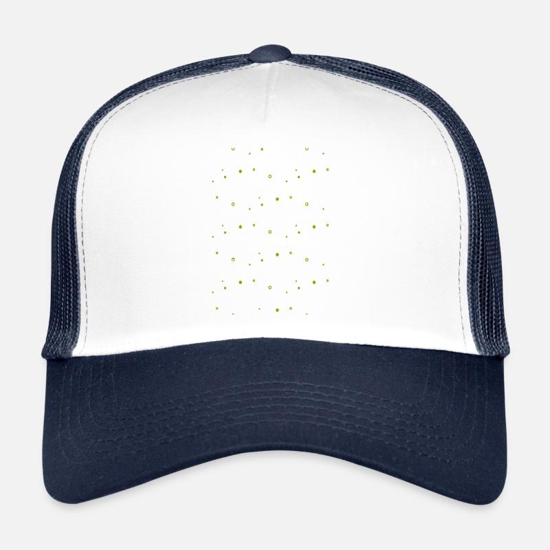 Trend Punkte grün Trucker Cap