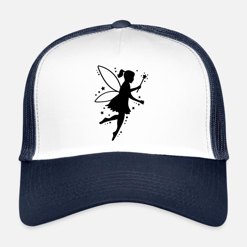 silhouette elfe de fée Casquette trucker 