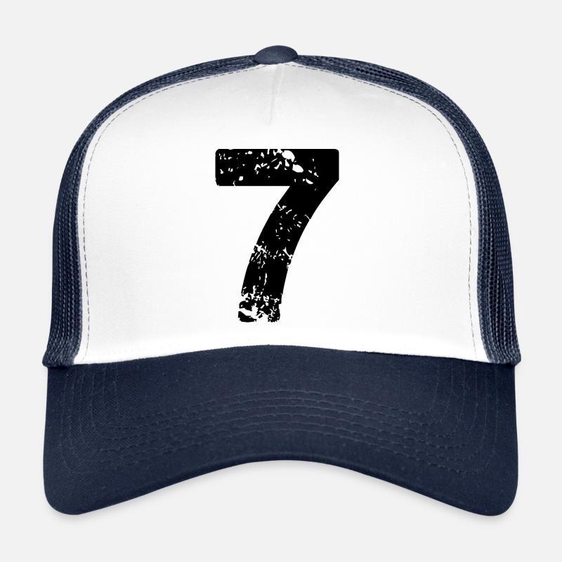 7 Number jersey Trucker Cap
