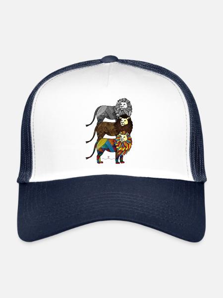 The Power of the Three Lions - The of Orbis - Trucker Cap - white/navy
