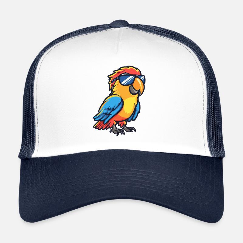 Papagai Bande dessinée cool Casquette trucker 