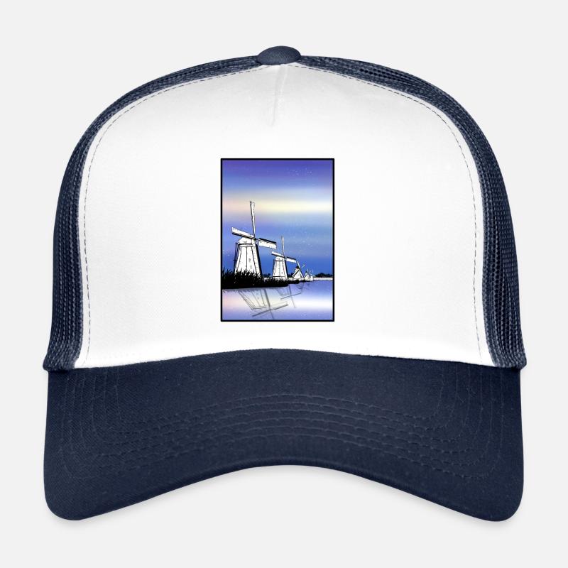 Kinderdijk Windmills Trucker Cap