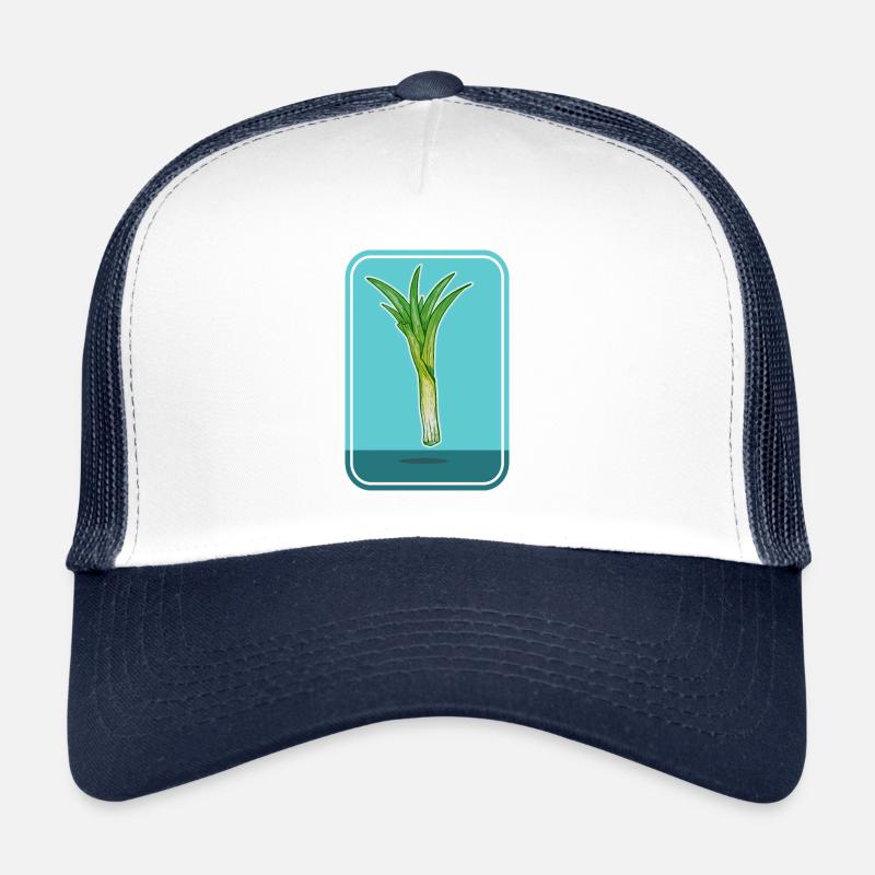 Leek Vegetable Plant Trucker Cap