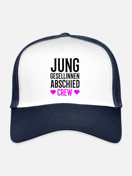 Hen Party Crew - Trucker Cap - white/navy - Front