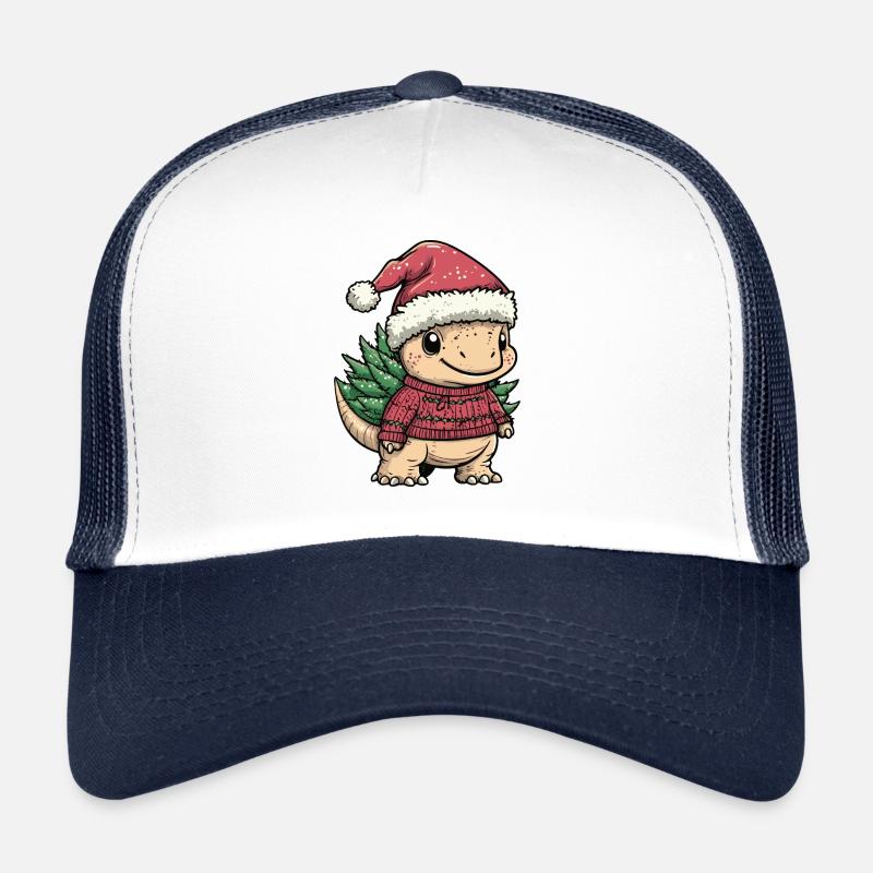 Dinosaurier stegosaurus Weihnachten Comic Trucker Cap
