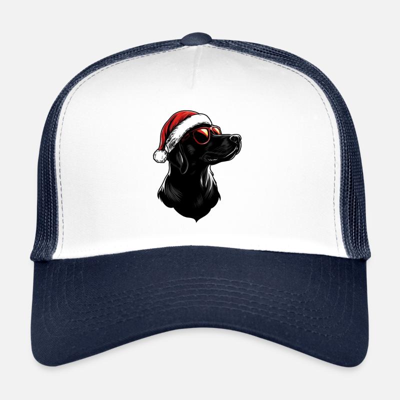 Christmas Dog Trucker Cap