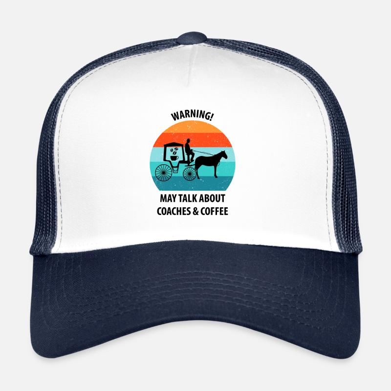 Cocher Calèche Calèche Café Casquette trucker 