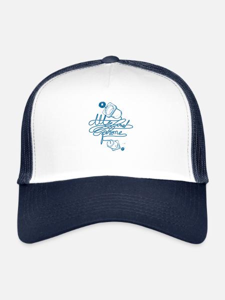 FIRSTPHONE - Trucker Cap - white/navy - Front