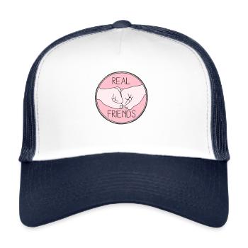 Friends - Trucker Cap - white/navy - Front