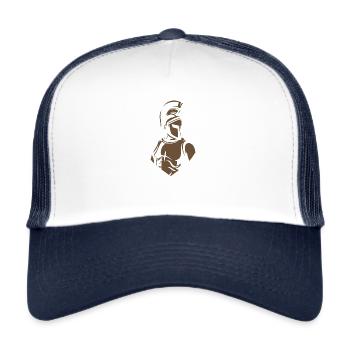 Spartans - Trucker Cap - white/navy - Front