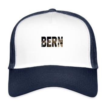 Bern Nightlife - Trucker Cap - Weiß/Navy - Vorne