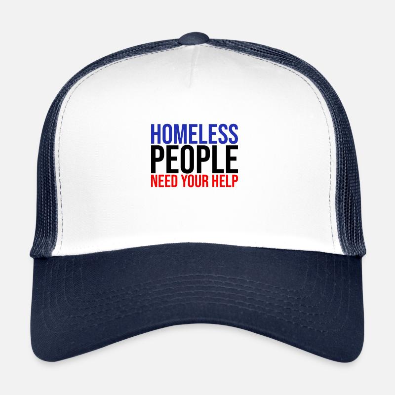 Hilf den Obdachlosen Solidarität Trucker Cap