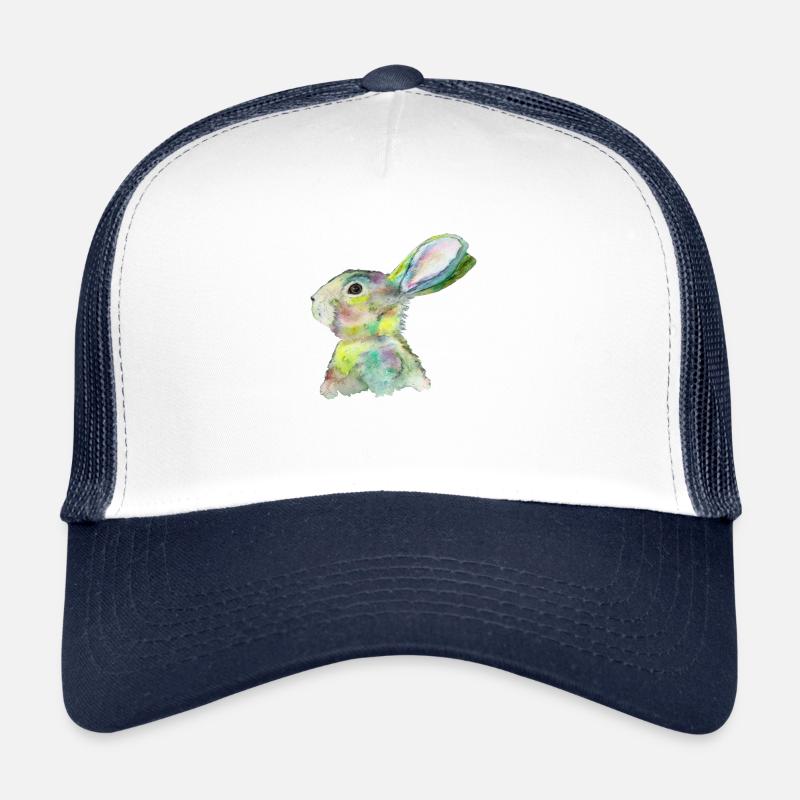 Lièvre - Casquette trucker - blanc/marine