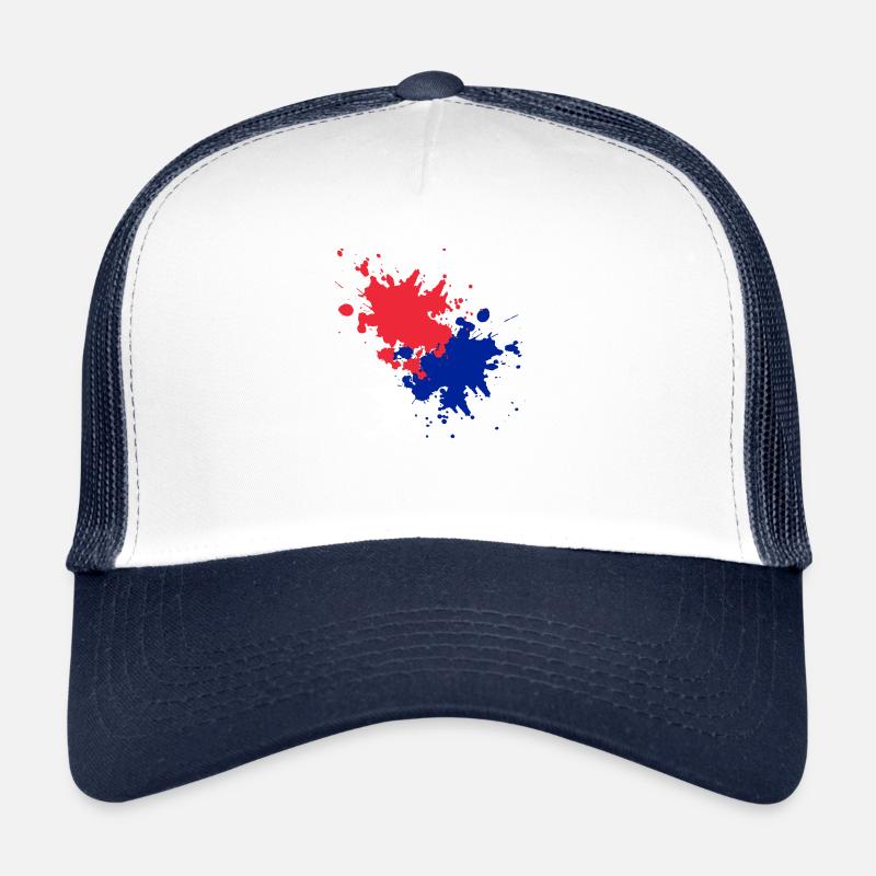 BLEU BLANC ROUGE - Casquette trucker  - blanc/marine