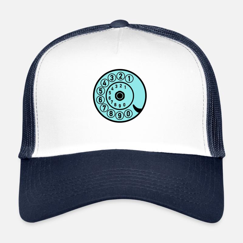 Dial Vintage Phone Call Retro Technologie Casquette trucker 