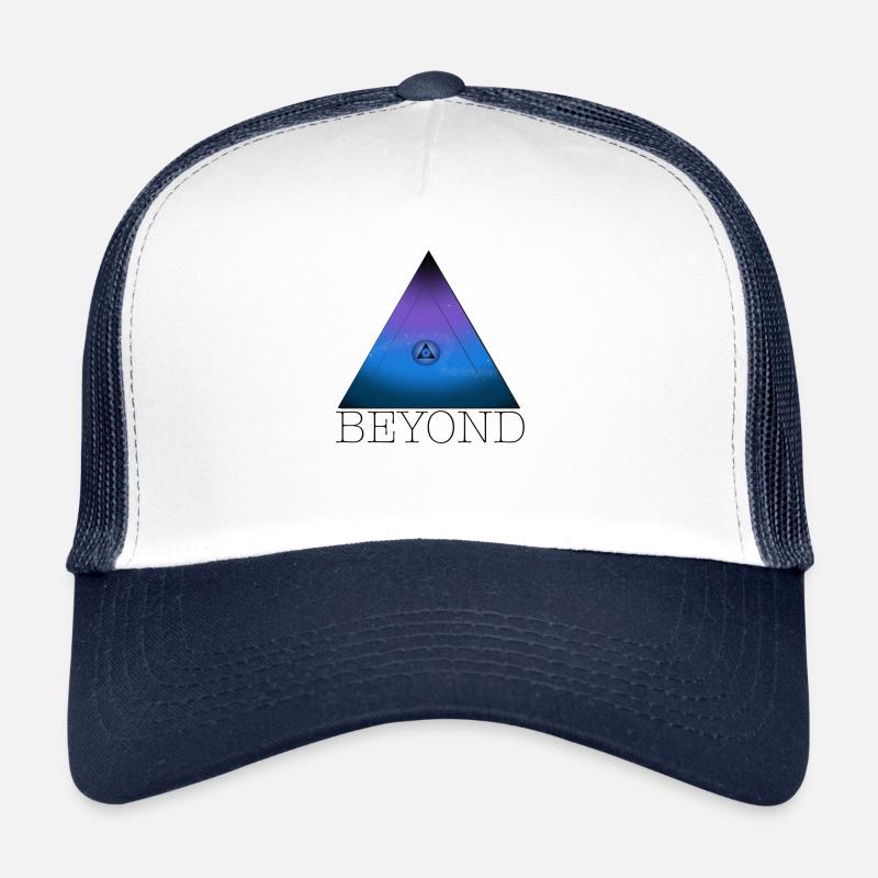 Beyond Beyond Space Galaxy Triangle Trucker Cap