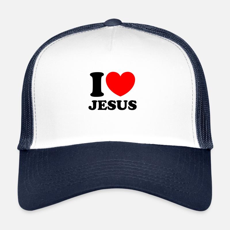 Ich liebe Jesus Trucker Cap
