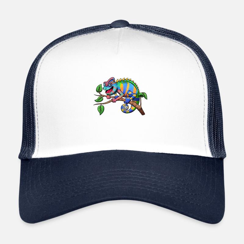 Caméléon coloré Casquette trucker 