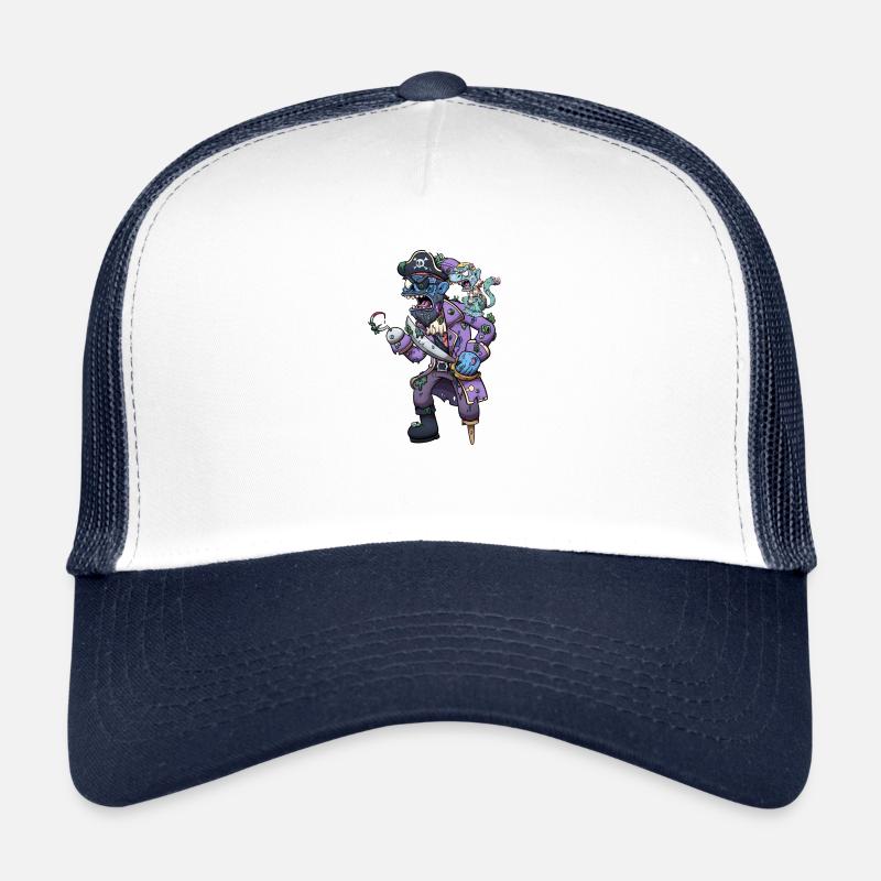 Capitaine Pirate Zombie Casquette trucker 