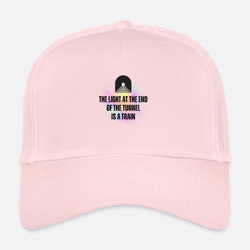 Das Licht am Ende des Tunnels ist ein Zug Trucker Cap