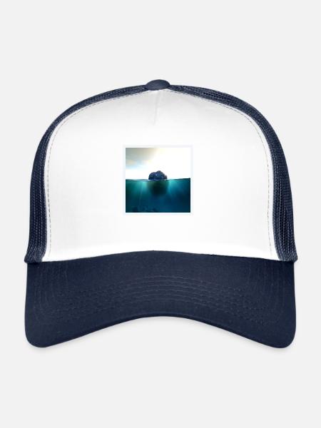 Eisberg - Trucker Cap - white/navy - Front
