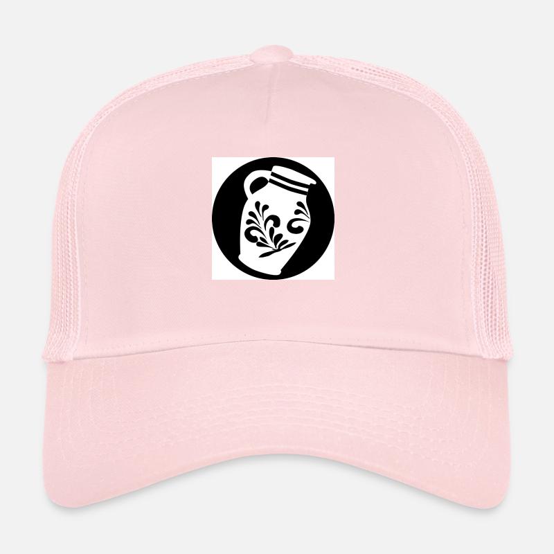 Bembel Design noir/blanc #Frankfurt #069 #FFM Casquette trucker 