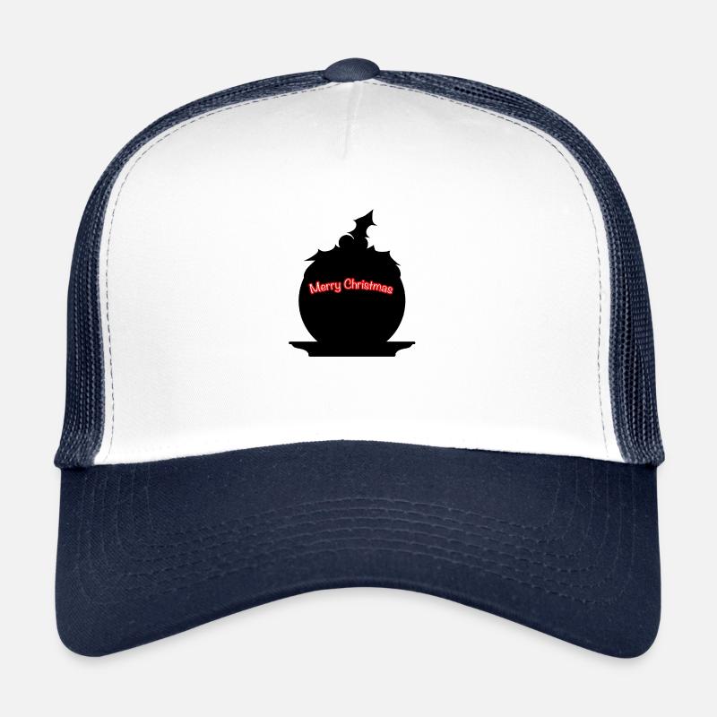 Christmas Pudding SIlhouette Trucker Cap