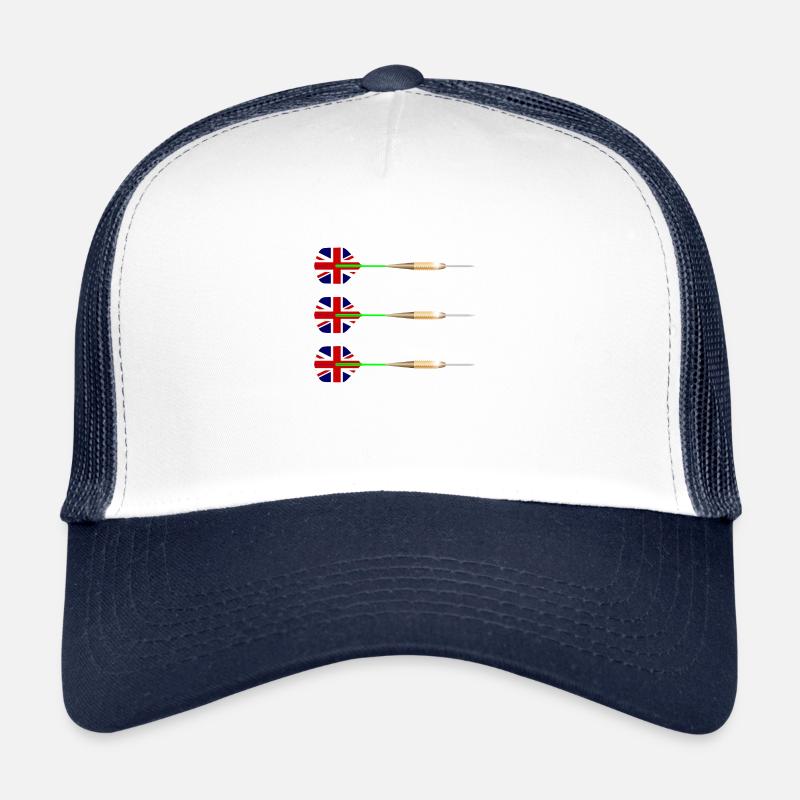 UK Darts - Trucker Cap - white/navy