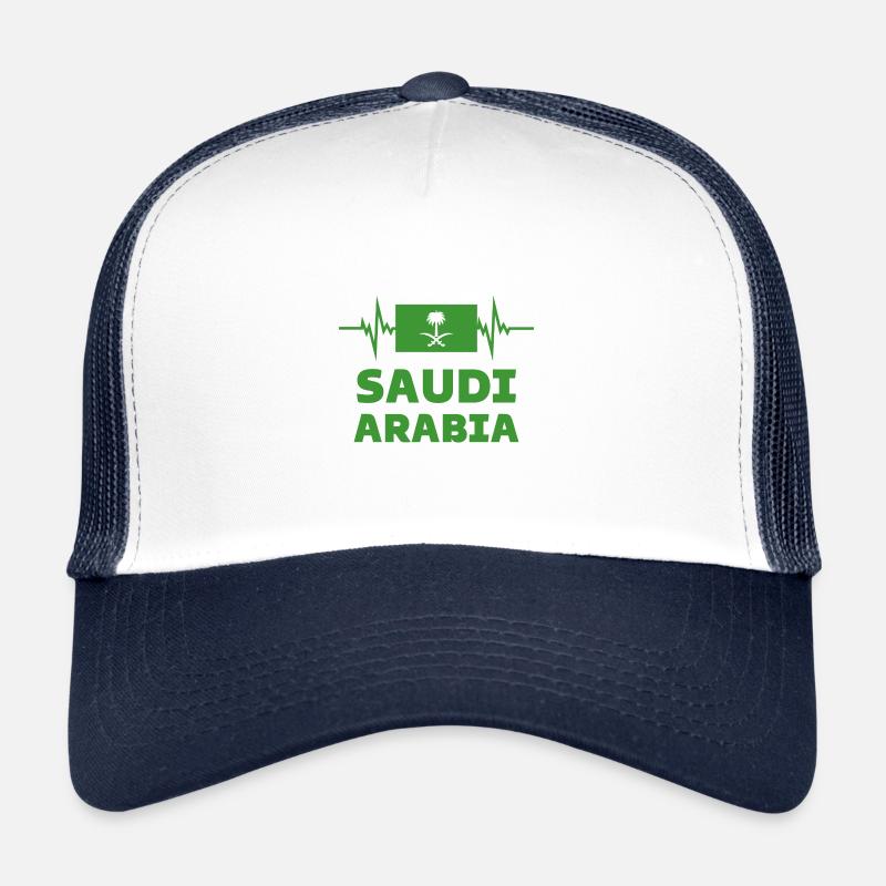 Saudi-Arabien Fußball 2022 Herzschlag Trucker Cap