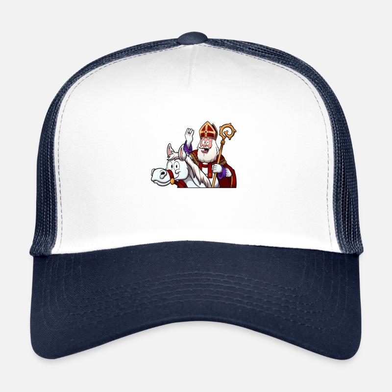 Sankt Nikolaus zu Pferd Trucker Cap