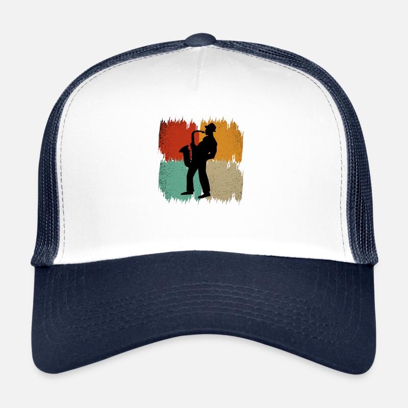 Retro-Saxophon Trucker Cap