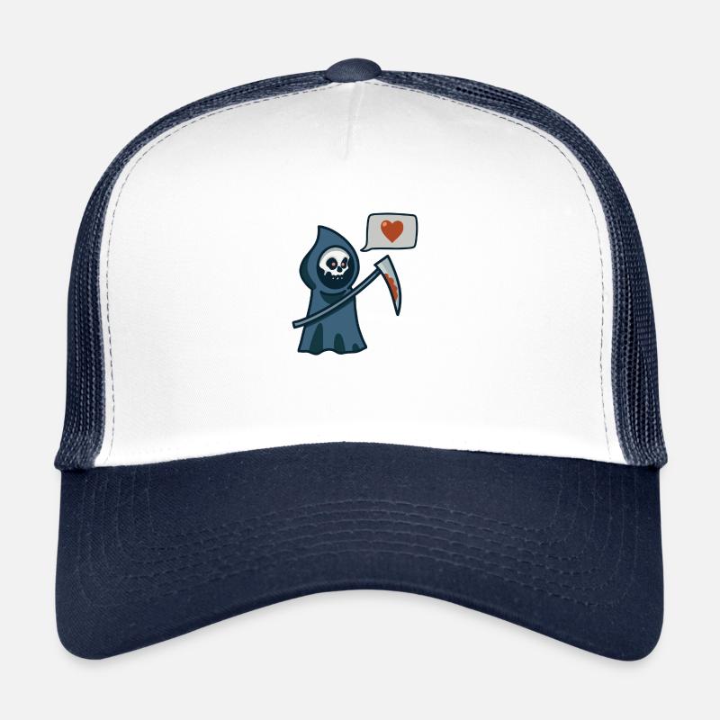 CUTE REAPER HEART Trucker Cap