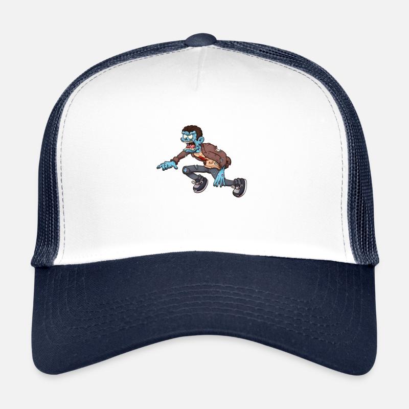 Zombie - Trucker Cap - white/navy