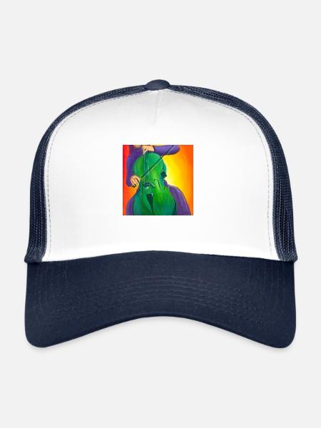 Cello - Trucker Cap - white/navy - Front