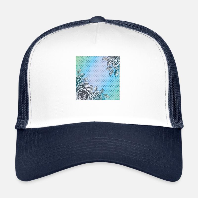 Fond rose Casquette trucker 
