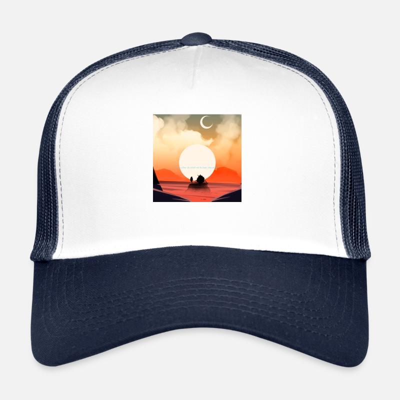 Le coucher du soleil est un beau spectacles Casquette trucker 