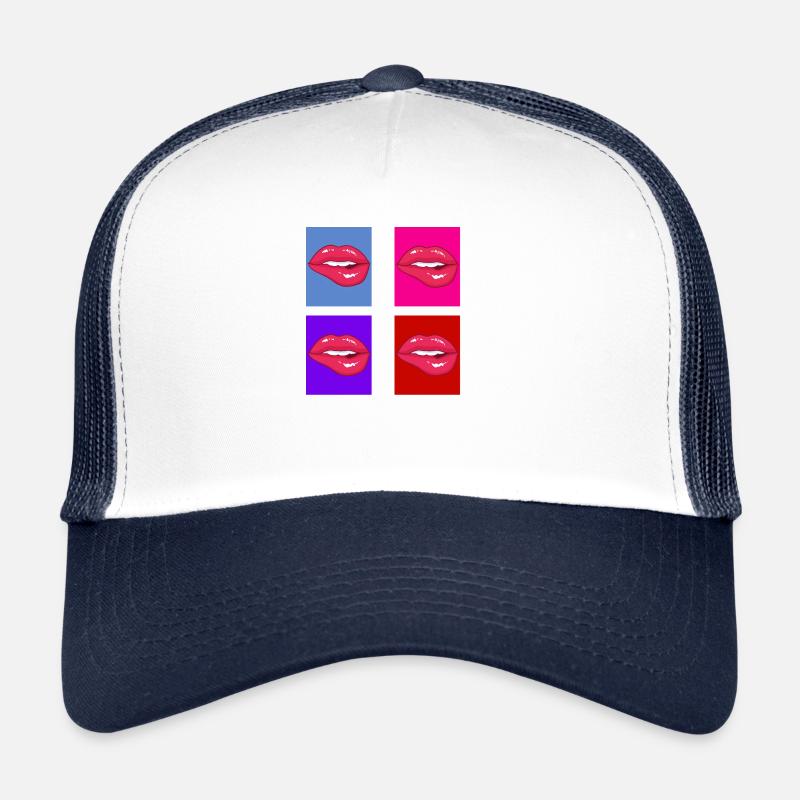 Lèvres rétro Casquette trucker 