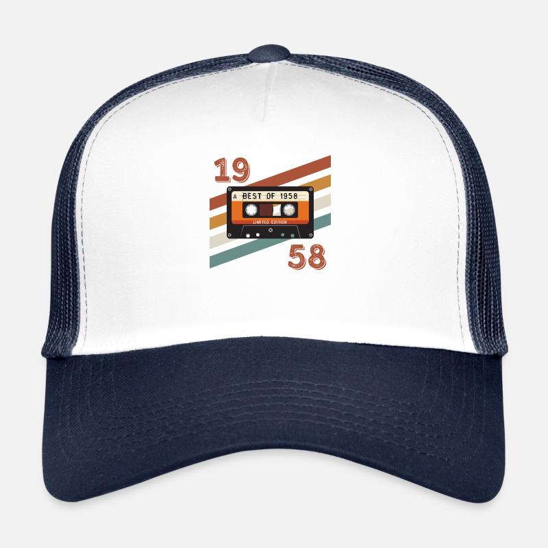 1958 rétro vintage anniversaire Casquette trucker 