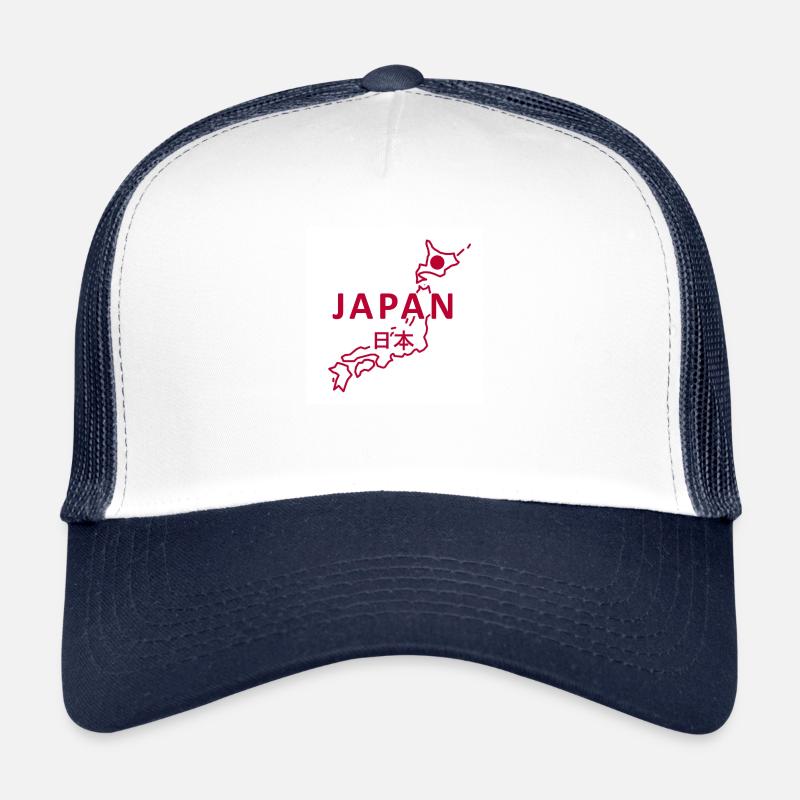 Map of Japan Trucker Cap